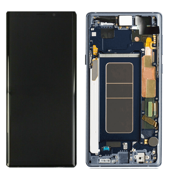 Galaxy Note 9 OLED Assembly w/Frame (Blue) (Premium)
