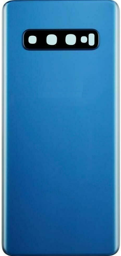 Galaxy S10 Back Glass with Camera Lens (Prism Blue)