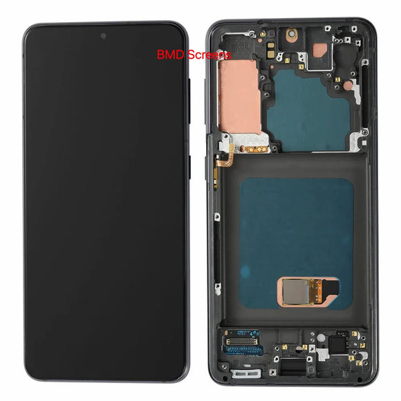 Galaxy S21 5G Compatible OLED Assembly with Frame (Premium) **Pick Color**