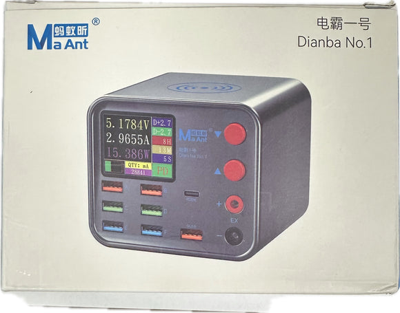 MaAnt DianBa No.1 Multi-function meter with 8-Port PD Charger