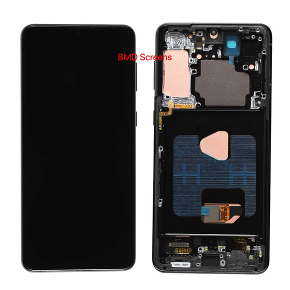 Galaxy S21 Plus 5G Compatible OLED Assembly with Frame (Premium) **Pick Color**