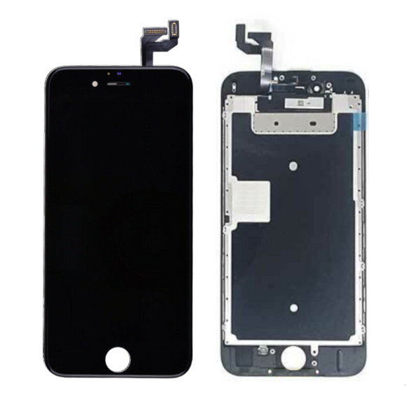 iPhone 6S LCD Assembly with Back Plate (Black) (APP)
