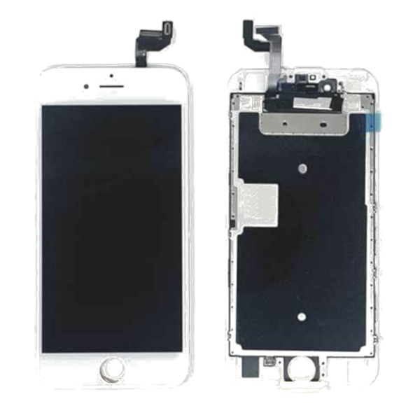 iPhone 6S LCD Assembly with Back Plate (White) (APP)