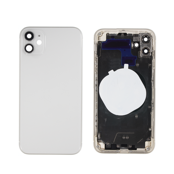 iPhone 11 Housing Frame (WHITE) (SMALL PARTS NOT INCLUDED)