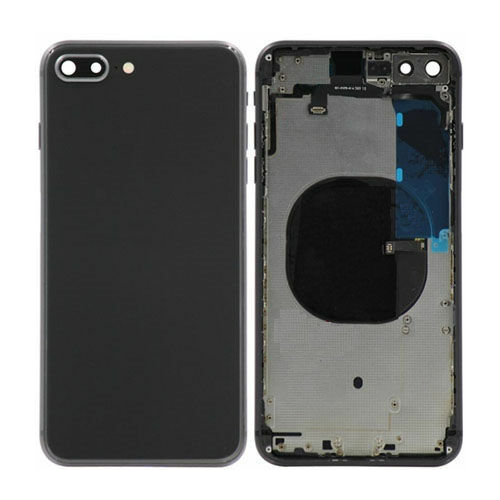 iPhone 8 Plus Housing Frame with Small Components Pre-Installed (BLACK)
