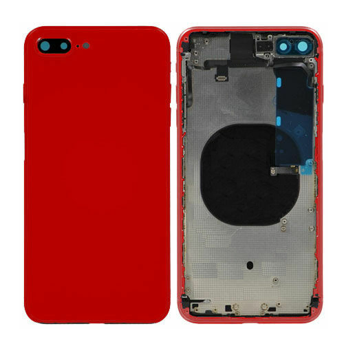 iPhone 8 Plus Housing Frame with Small Components Pre-Installed (RED)