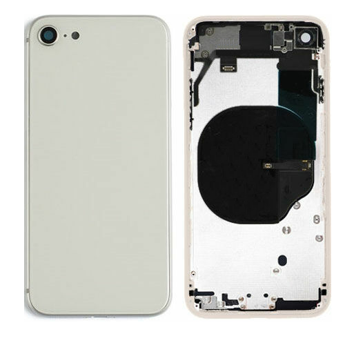 iPhone 8 / SE 2020 Housing Frame with Small Components Pre-Installed (WHITE)