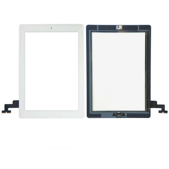Digitizer with Home Button for iPad 2  (White)