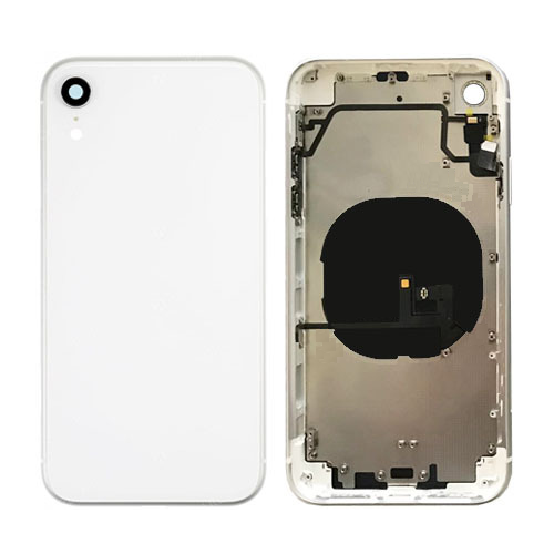 iPhone XR Housing Frame with Small Components Pre-Installed (WHITE)