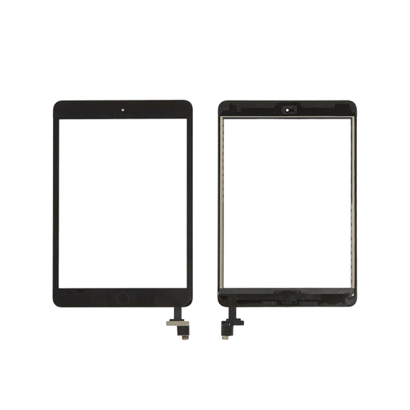 Digitizer with IC Chip & Home Button for iPad Mini 1 / Mini 2 (Black) (AG)