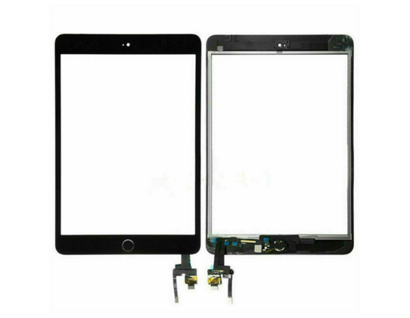 Digitizer With IC Chip & Home Button for iPad Mini 3 (Black)