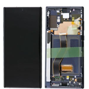Galaxy Note 10 Plus OLED Assembly w/Frame (Aura Black) (Premium)