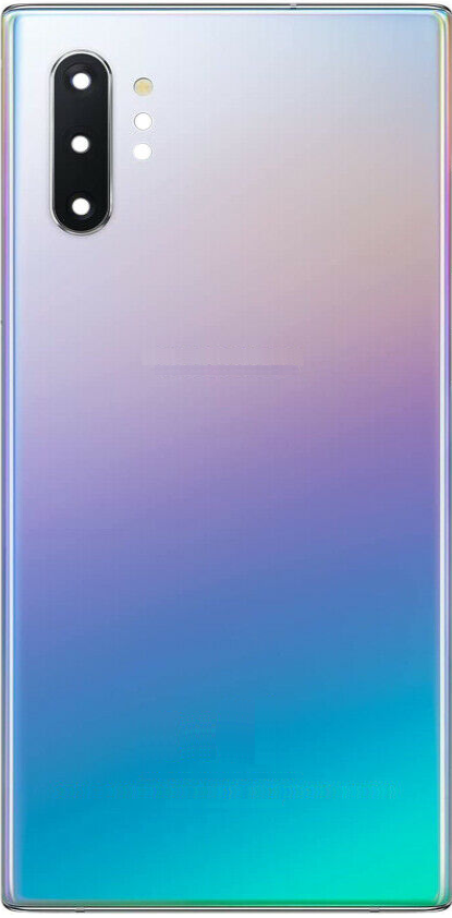 Galaxy Note 10+ Back Glass with Camera Lens (Aura Glow / Silver)