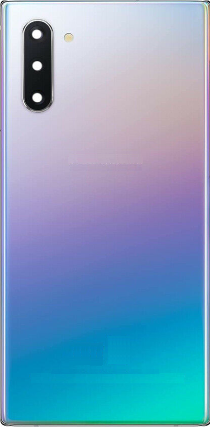 Galaxy Note 10 Back Glass with Camera Lens (Aura Glow / Silver)