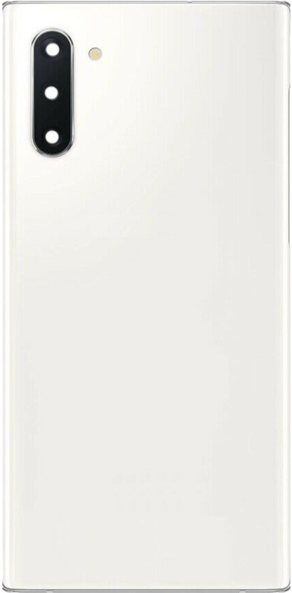 Galaxy Note 10 Back Glass with Camera Lens (Aura White)