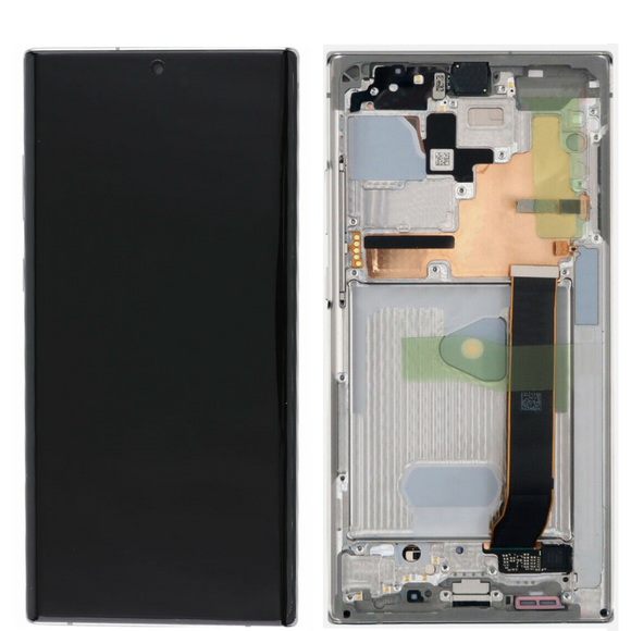 Galaxy Note 20 Ultra OLED Assembly w/Frame (White) (Premium)
