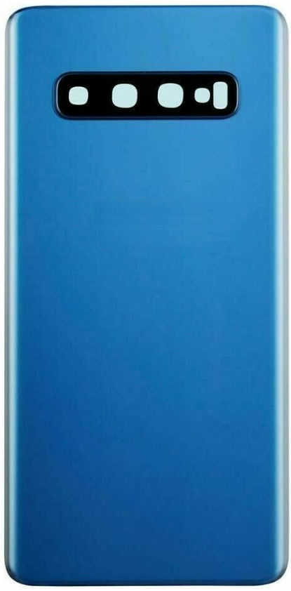 Galaxy S10+ Back Glass with Camera Lens (Prism Blue)