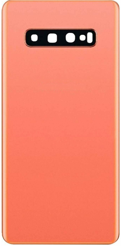 Galaxy S10+ Back Glass with Camera Lens (Flamingo Pink)