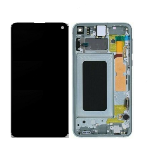 Galaxy S10e OLED Assembly w/Frame (Prism Green) (Premium)