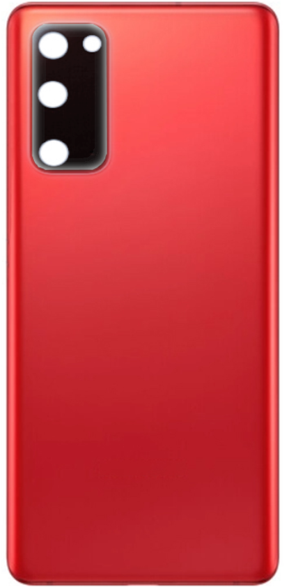 Galaxy S20 FE 5G Back Glass with Camera Lens (Red)