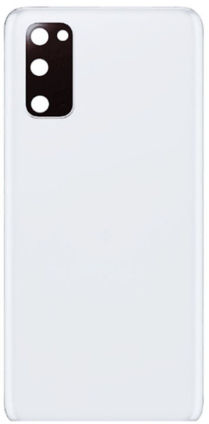 Galaxy S20 Back Glass with Camera Lens (White)