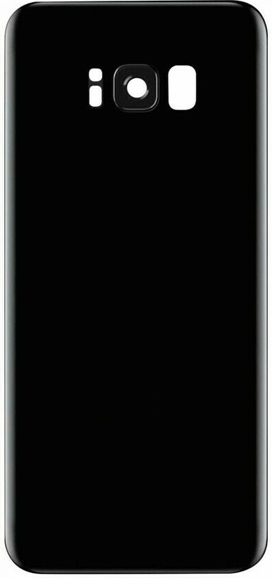 Galaxy S8 Plus Back Glass with Camera Lens (Midnight Black)