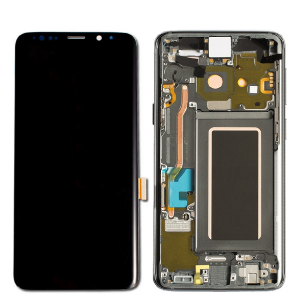 Galaxy S9 Plus OLED Assembly w/Frame (Gray) (Premium)