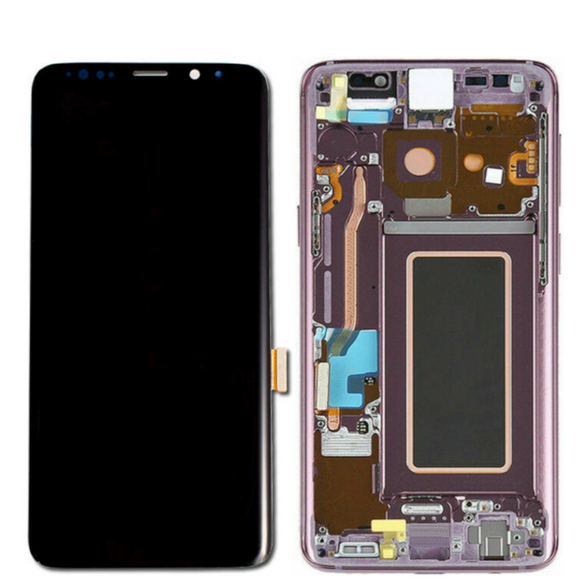 Galaxy S9 Plus OLED Assembly w/Frame (Purple) (Premium)