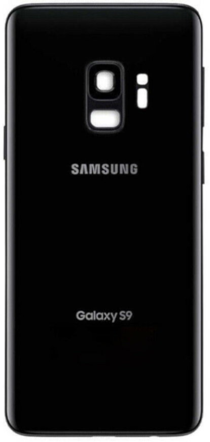 Galaxy S9 Back Glass with Camera Lens (Black)