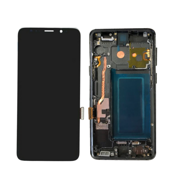 Galaxy S9 OLED Assembly w/Frame (Gray) (Premium)